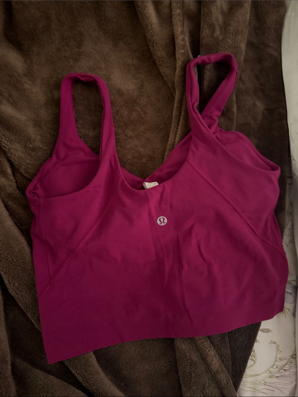 lululemon athletica Deep Magenta Scoop-Neck Support Tank